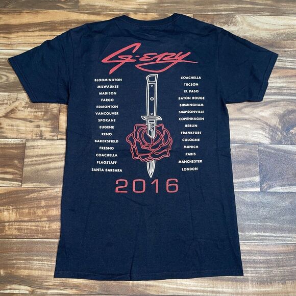 G Eazy When It's Dark Out 2016 Tour T-Shirt Men’s Size Small Skeleton Graphic - Picture 6 of 8